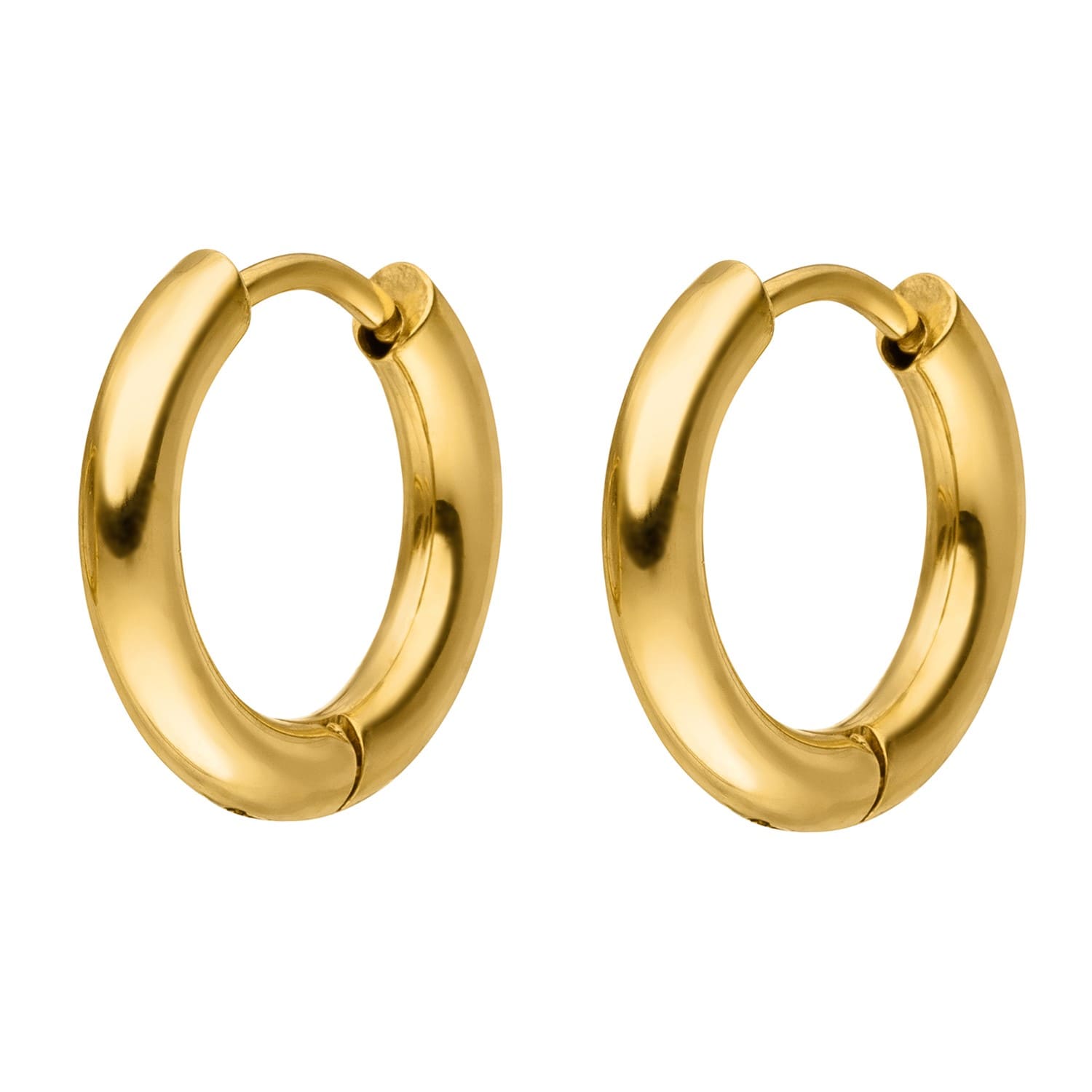 Schmuckgroßhandel - Wholesale Hoop Earrings - Simple Earrings | 18K Gold Plated4
