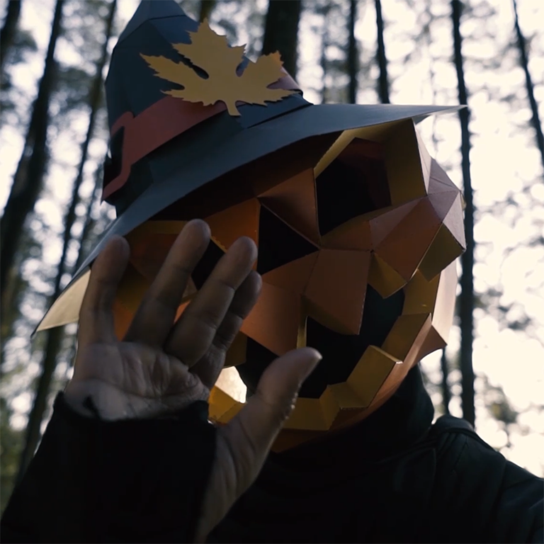 PAPERCRAFT WORLD - Wholesale DIY Craft Kit - 3D PaperCraft Pumpkin Origami Mask9