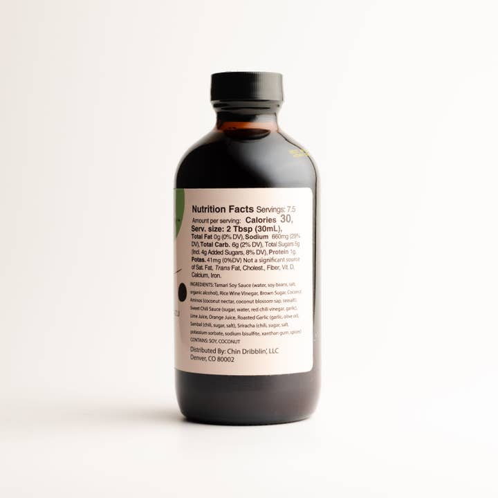 Chin Dribblin' Specialty Asian Fusion Sauces - Wholesale Sauce - Kung Wow Spicy Ponzu Dipping Sauce