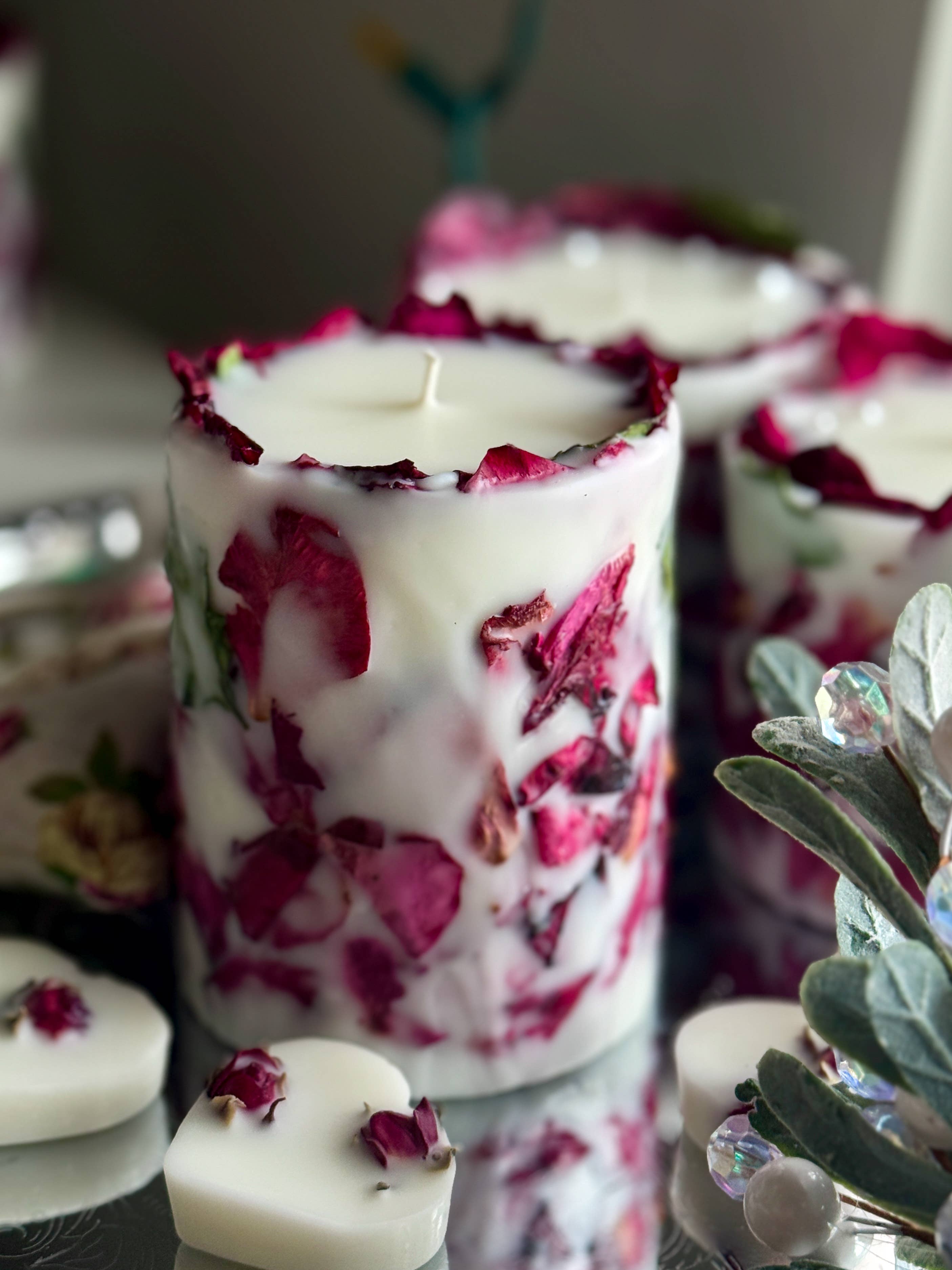 VR.candle - Wholesale Pillar Candle - Rose Petal Candle: Valentine's and Mother's day gifts2
