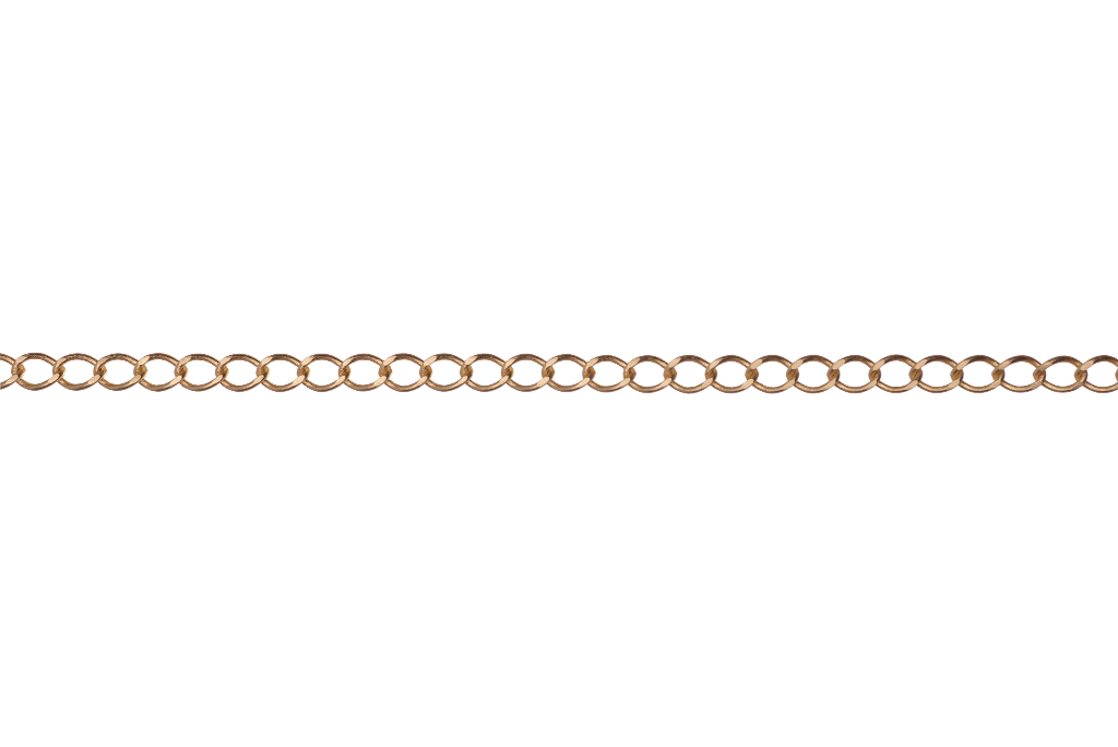 Continental Beads - Wholesale Craft Supplies - Curb Chain Size Small - Multiple Finishes Available - Measures 4mm - Sold by the Foot - CH 1506