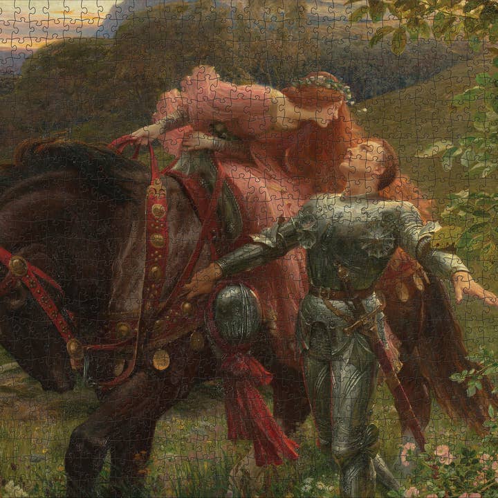 Pomegranate - Wholesale Puzzle - Adult - Frank Dicksee: La Belle Dame sans Merci 1000-Piece Jigsaw Puzzle