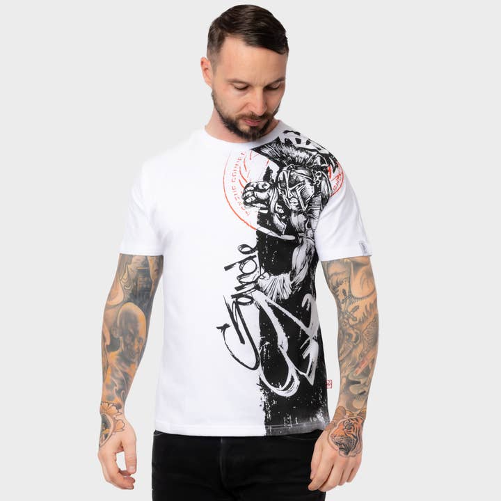 T-shirt « Guard 23" blanc pour la vente par Label 23