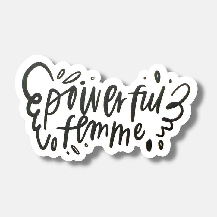 Krachtige Femme-sticker voor wholesale door Good and Human