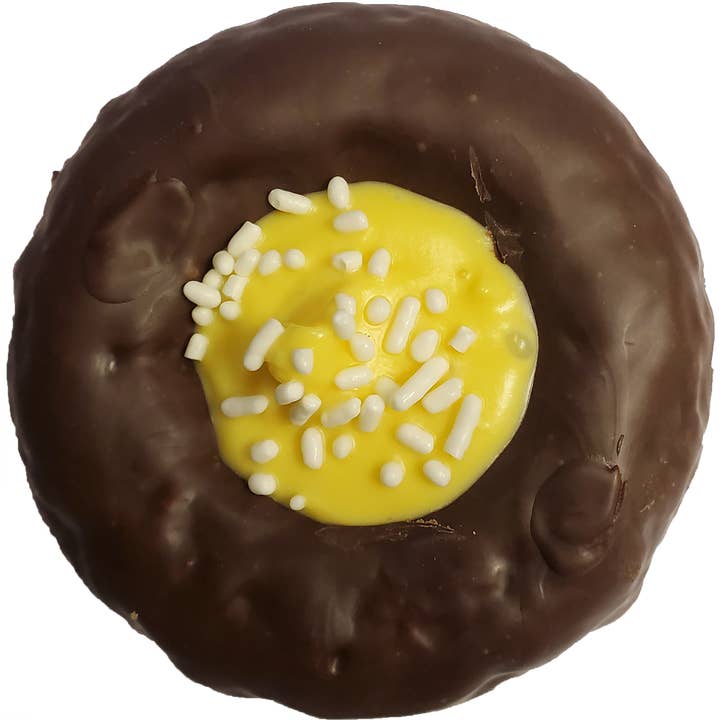 K9 Granola Factory - Wholesale Pet Treats - Dog - Gourmet Filled Donut, Boston Creme Filled Donut Dog Treat