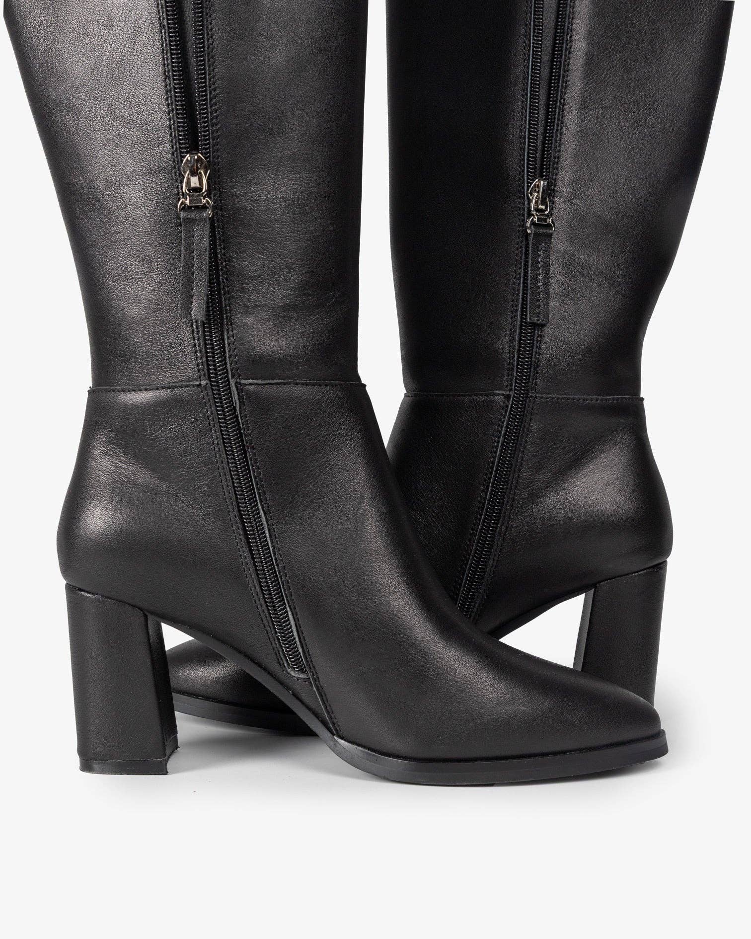 POPA - Wholesale Boots - Women's - Sinnara Black Leather High Boot9