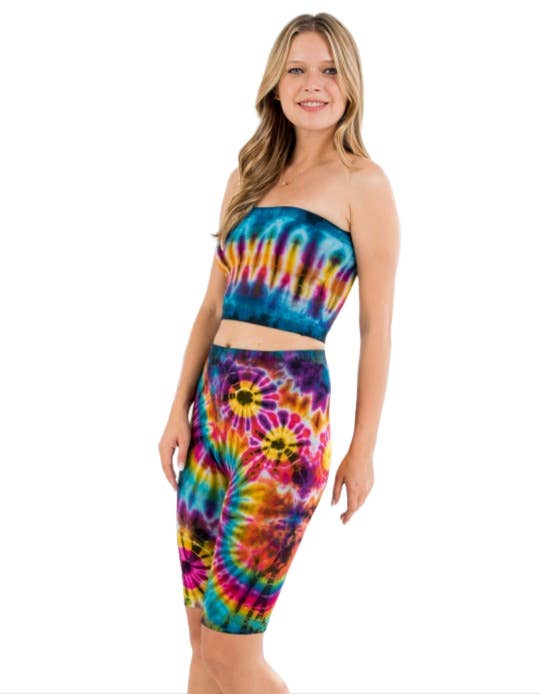 Kathmandu Imports – Großhandel Strickoberteil – Damen – Tie-Dye-Röhrenoberteil (TH-1552TOP)2