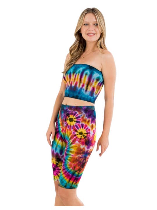 Kathmandu Imports – Großhandel Strickoberteil – Damen – Tie-Dye-Röhrenoberteil (TH-1552TOP)2