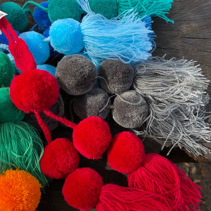 The Faria - Wholesale Purse/Bag Accessory - Women's - Pom Pom Tassel bag Charm