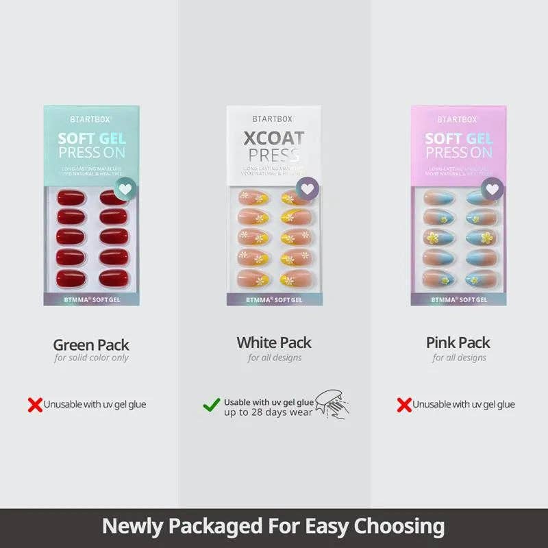 BTArtboxnails - Wholesale Press-On/Fake Nails - 3D Cherry Red French Tip Nails - Medium Almond False Nails4