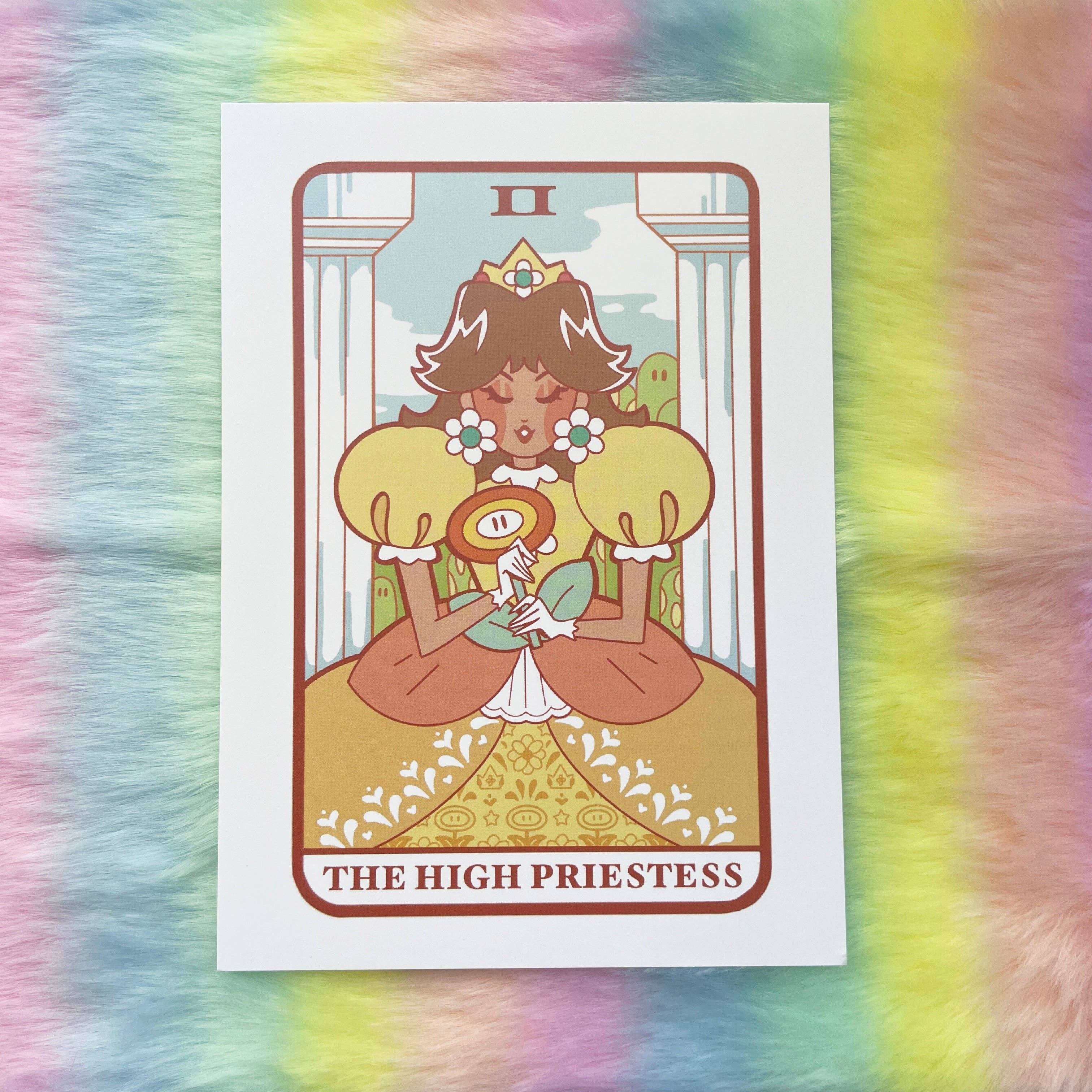 Easybriizy Draws - Wholesale Tarot Cards - Video Game Princesses 5x7 Tarot Art Prints2