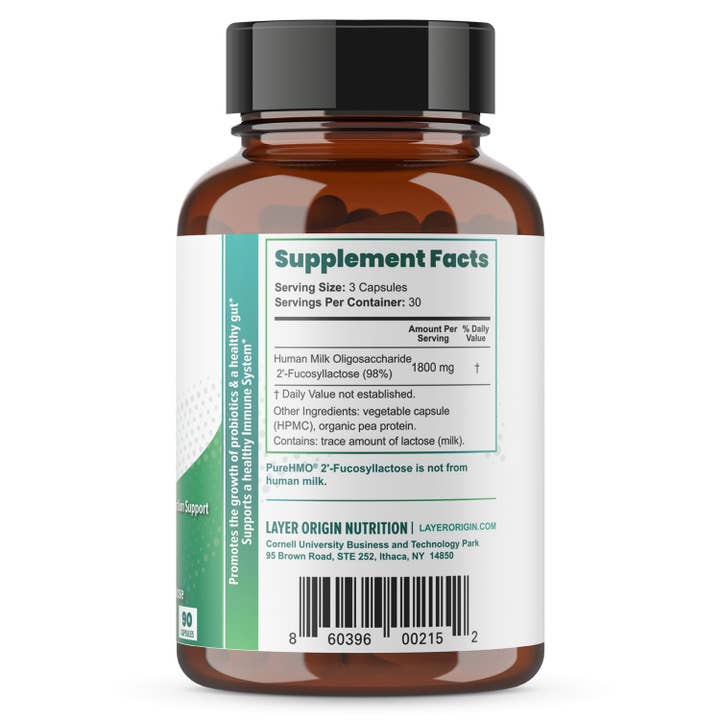 Layer Origin - Wholesale Oral Supplement/Vitamin - PureHMO® Human Milk Oligosaccharide Super Prebiotic Capsules