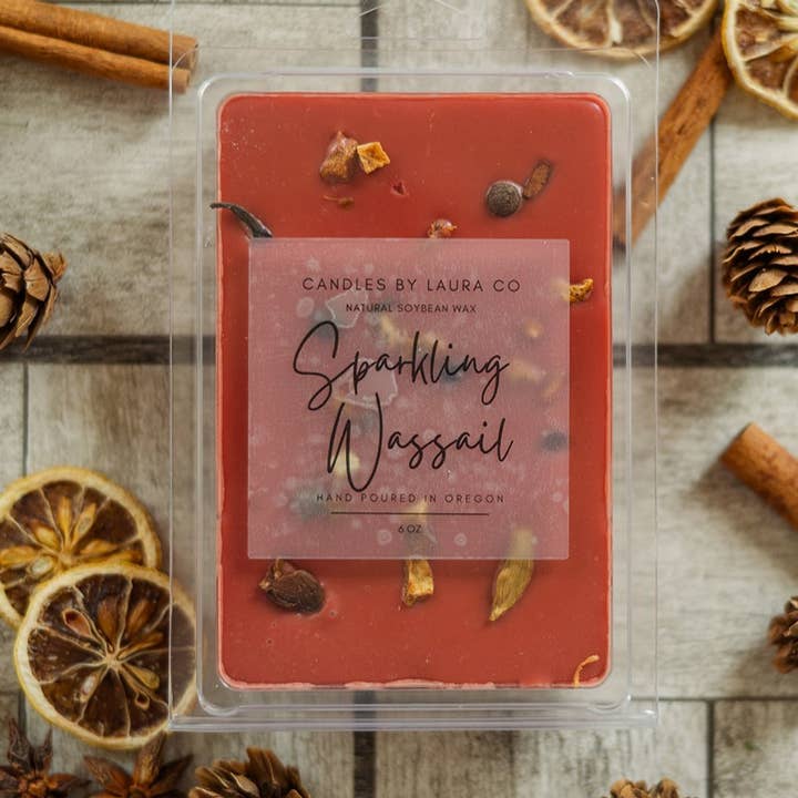 Sparkling Wassail Soy Wax Melt for wholesale by Candles By Laura