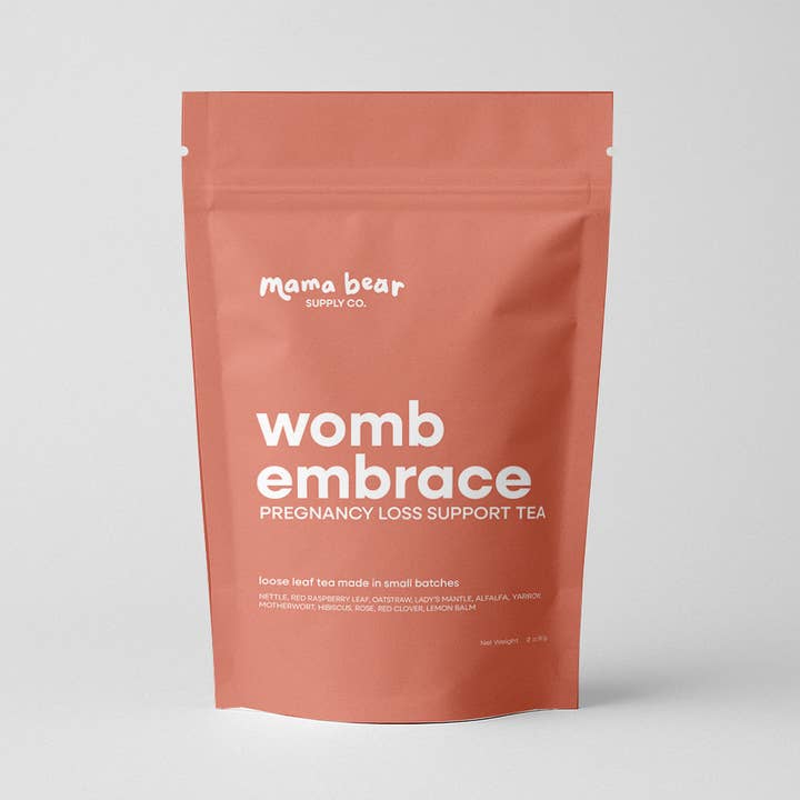 Womb Embrace Miscarriage Support Tea for wholesale by Mama Bear Supply Co.