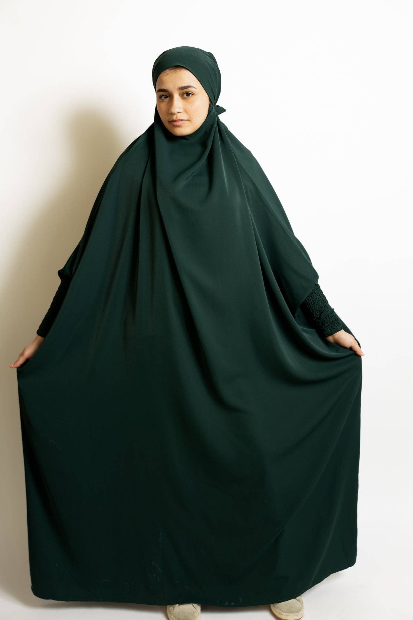 Bella Hijabs - Wholesale Kaftan - Women's - Jilbab - Zayt Green2