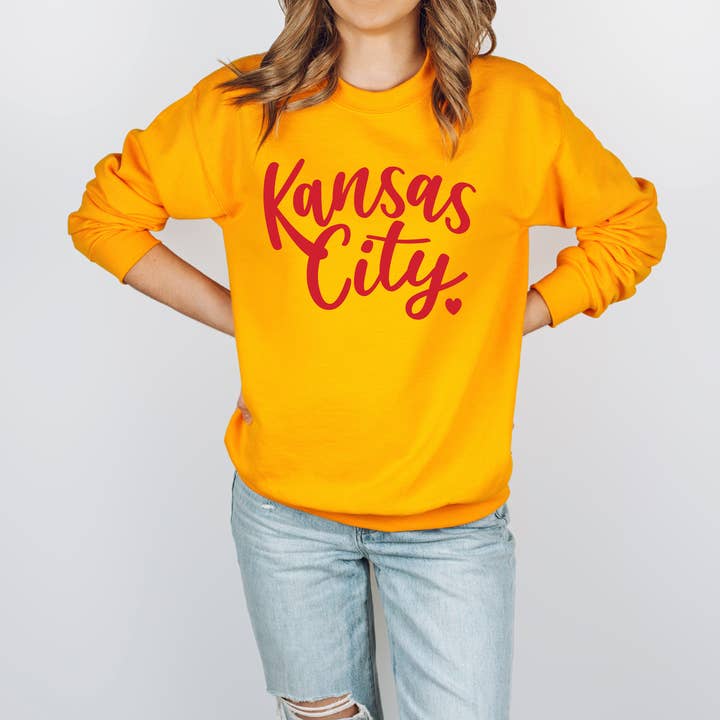 Lhite Graphics - Wholesale Graphic Sweatshirt - Women's - Kansas City Crewneck1