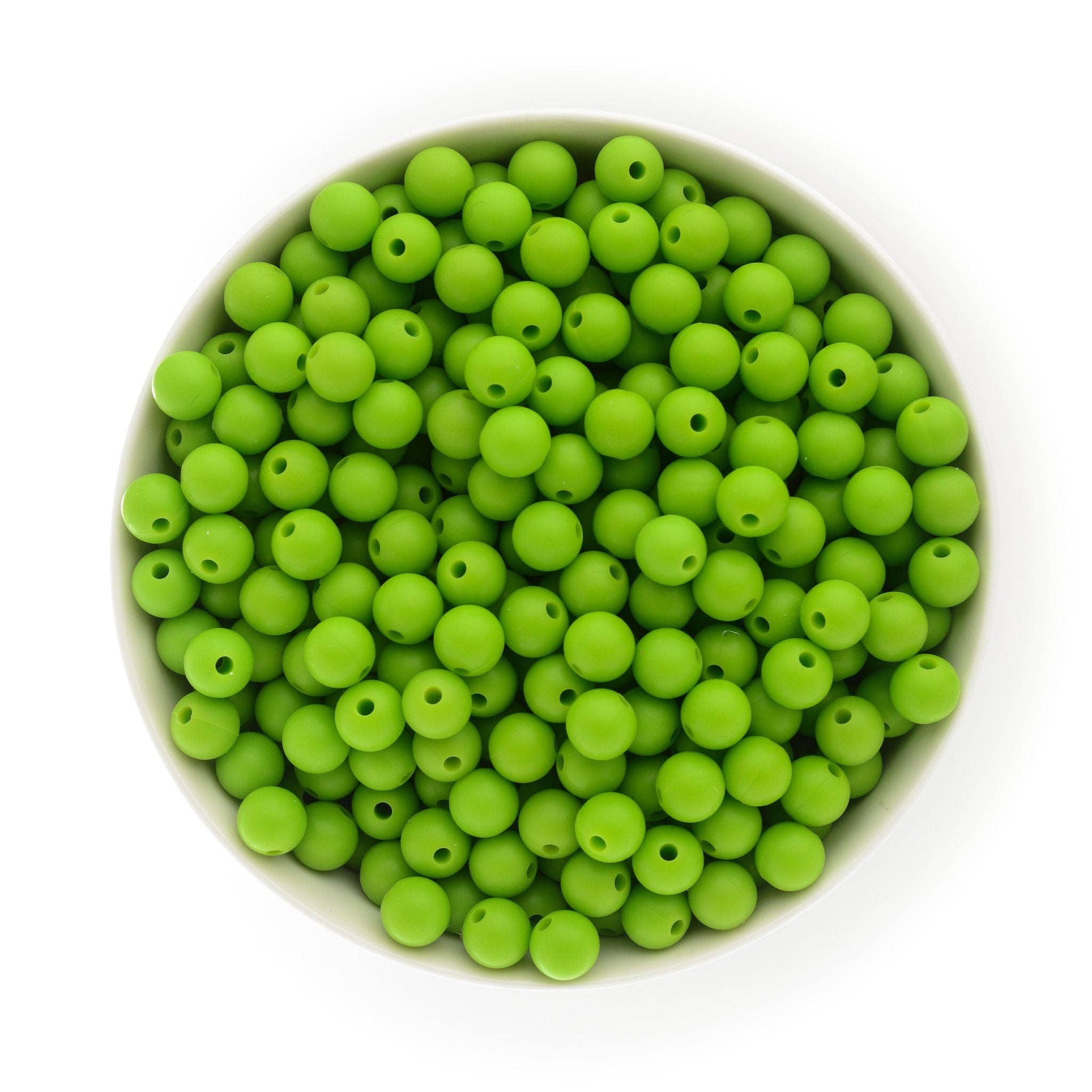 Cara & Co Silicone Craft Supply – Missangas por atacado – Contas redondas de silicone de 9 mm13