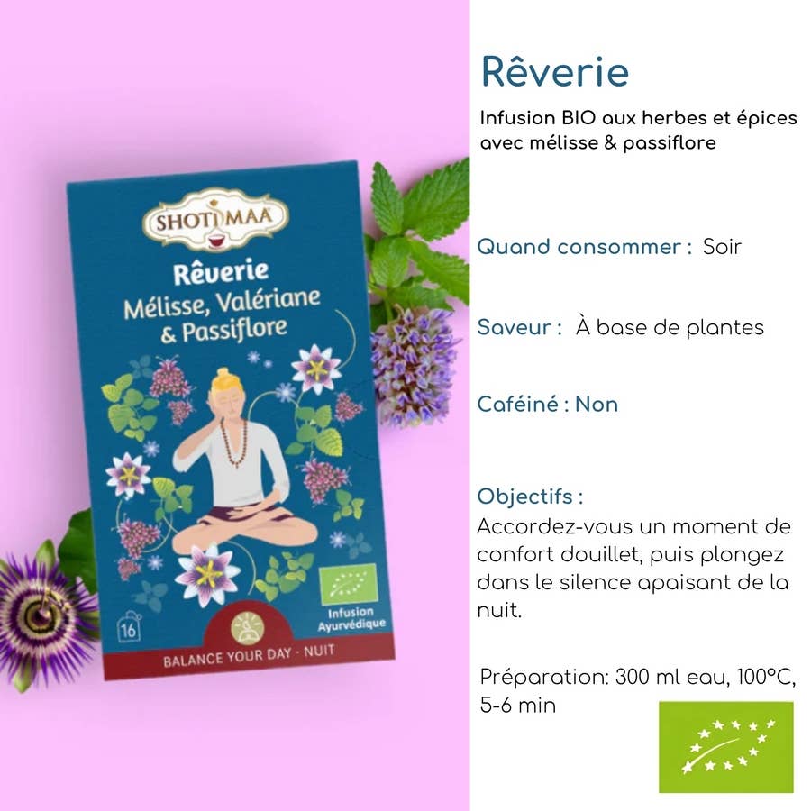 Zen'Arôme - Wholesale Health/Detox Tea - 4 Organic Herbal Teas Zen Evenings – Relaxation & Gentle Plants2