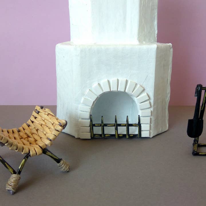 Lenasminiland - Wholesale Doll Accessory Kit - Kids - Miniature dollhouse fireplace tools set 1:12 scale fireplace2