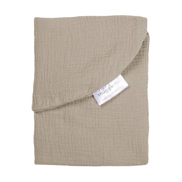 Lounger Curve Muslin Cover | Birch for wholesale by Snuggle Me Organic