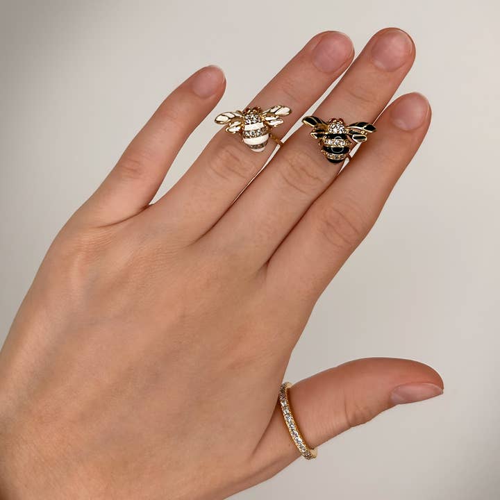 SALLY SKOUFIS™ - Wholesale Multi-stone ring - Complete Ring with White Diamonds in 18K Gold1