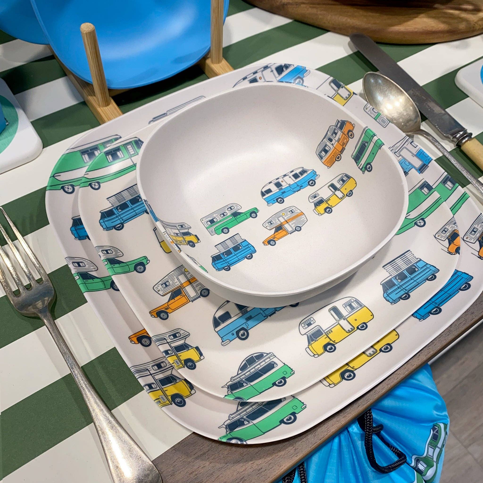 Van Go Collections – Engroshandel Middagstallerken – Bambusplade | 22cm | The Camper Collection5