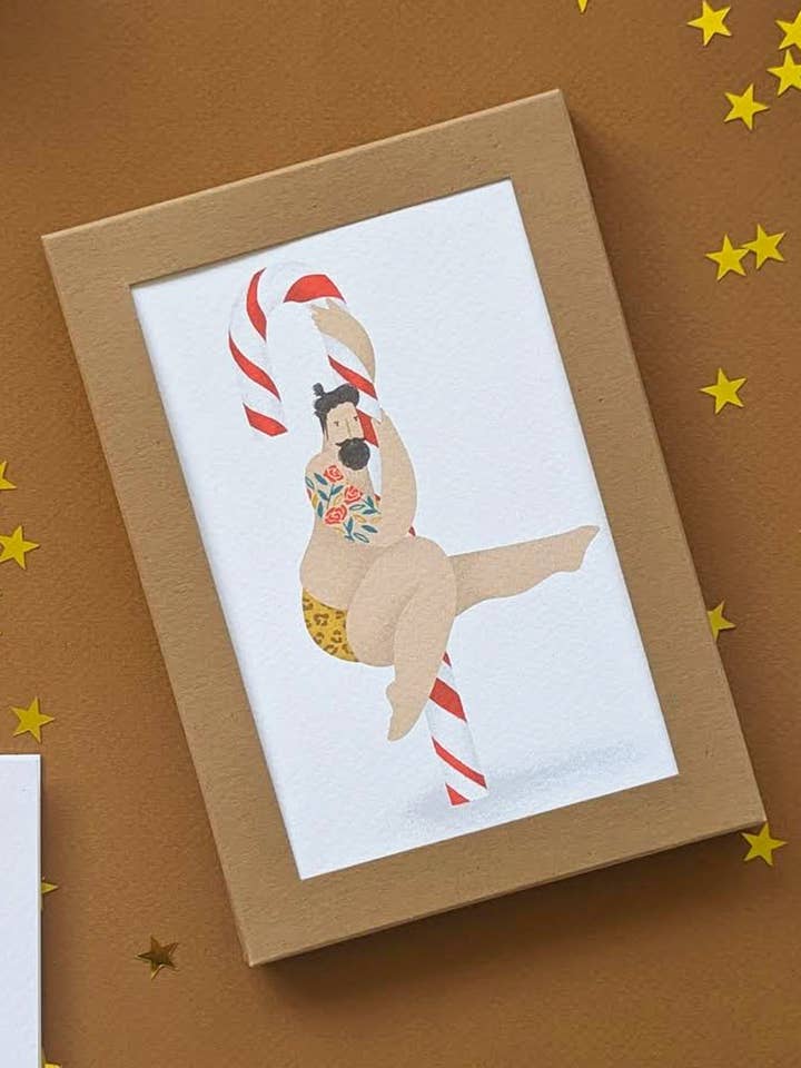 Sexy Christmas Card Pack for wholesale by Elsa Rose Frere