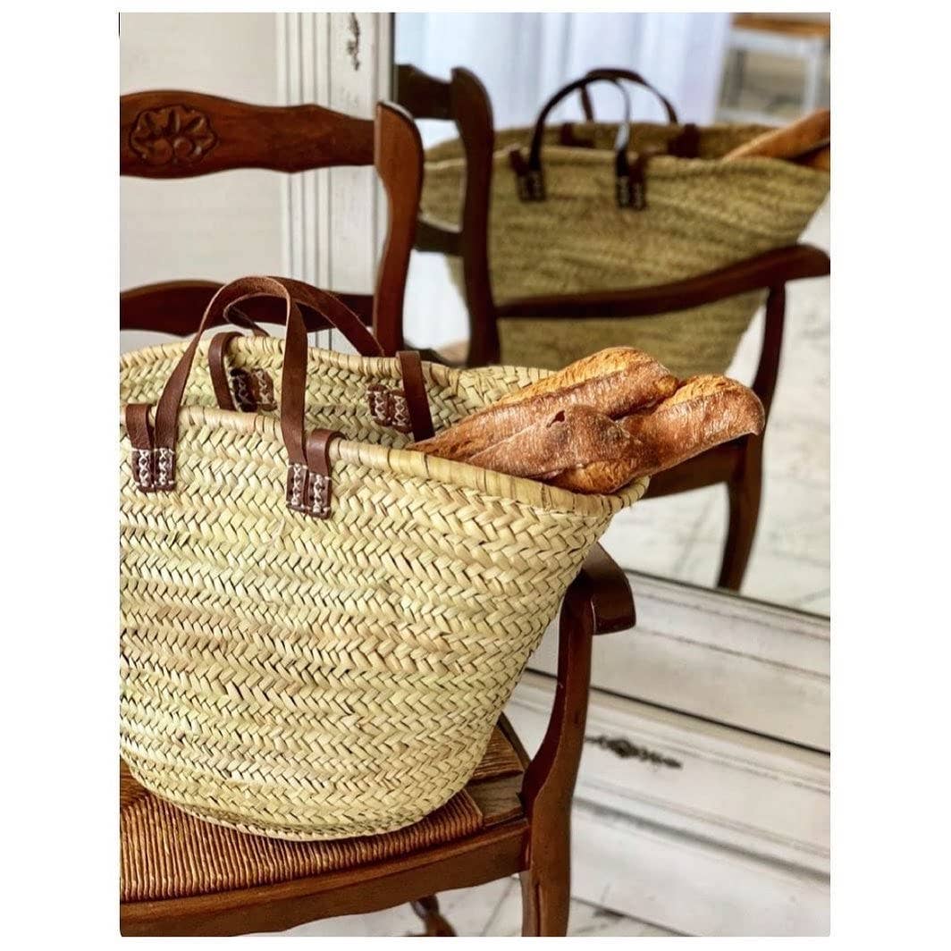DarKech – wholesale Beach bag – French Basket Tote Bag with Double Handles, shopping baskets1