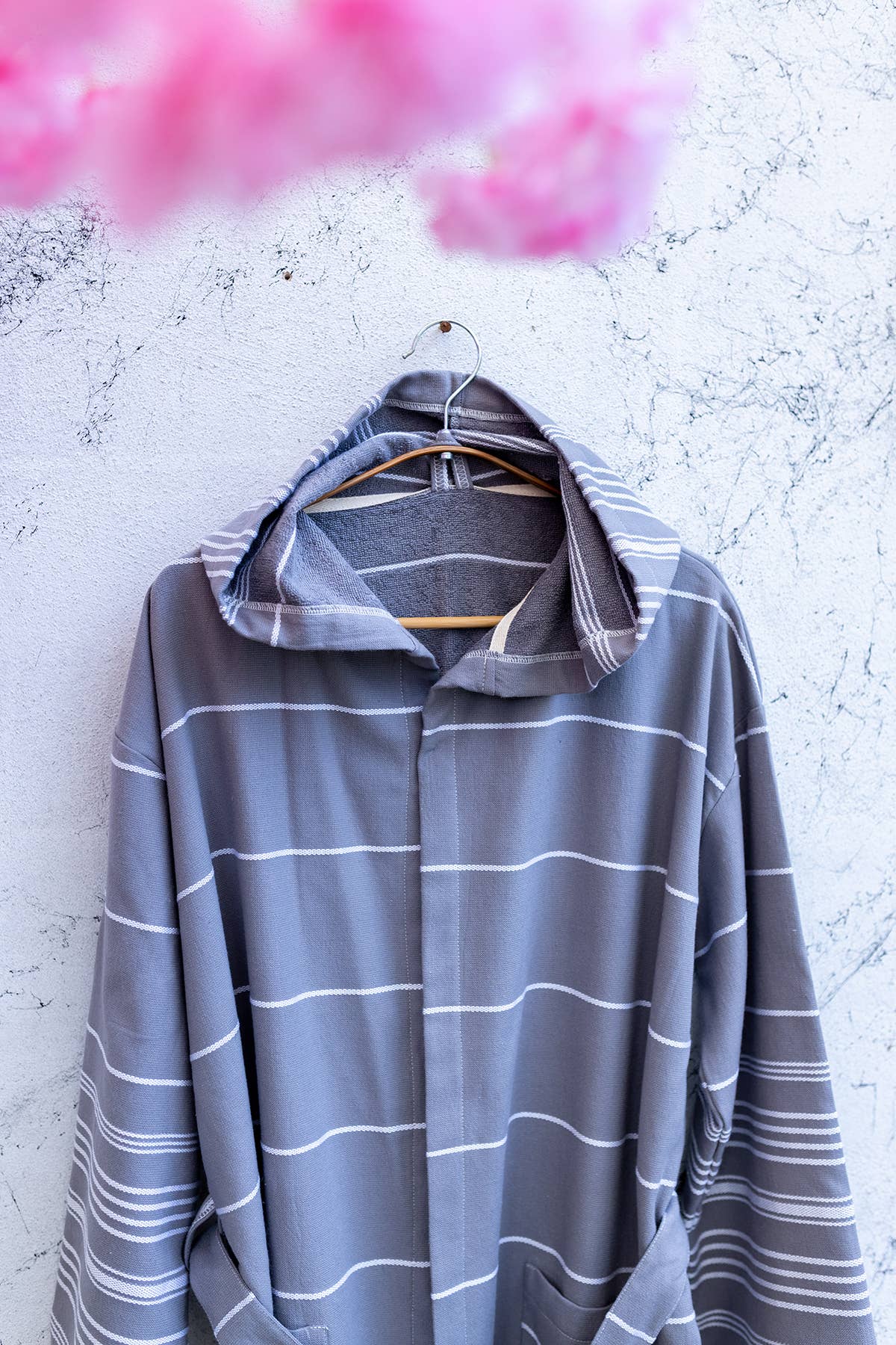 Kikoya – wholesale Robe – Unisex – Terrybacked Bathrobe Turkish Cotton Light Weight Hood Quick 39