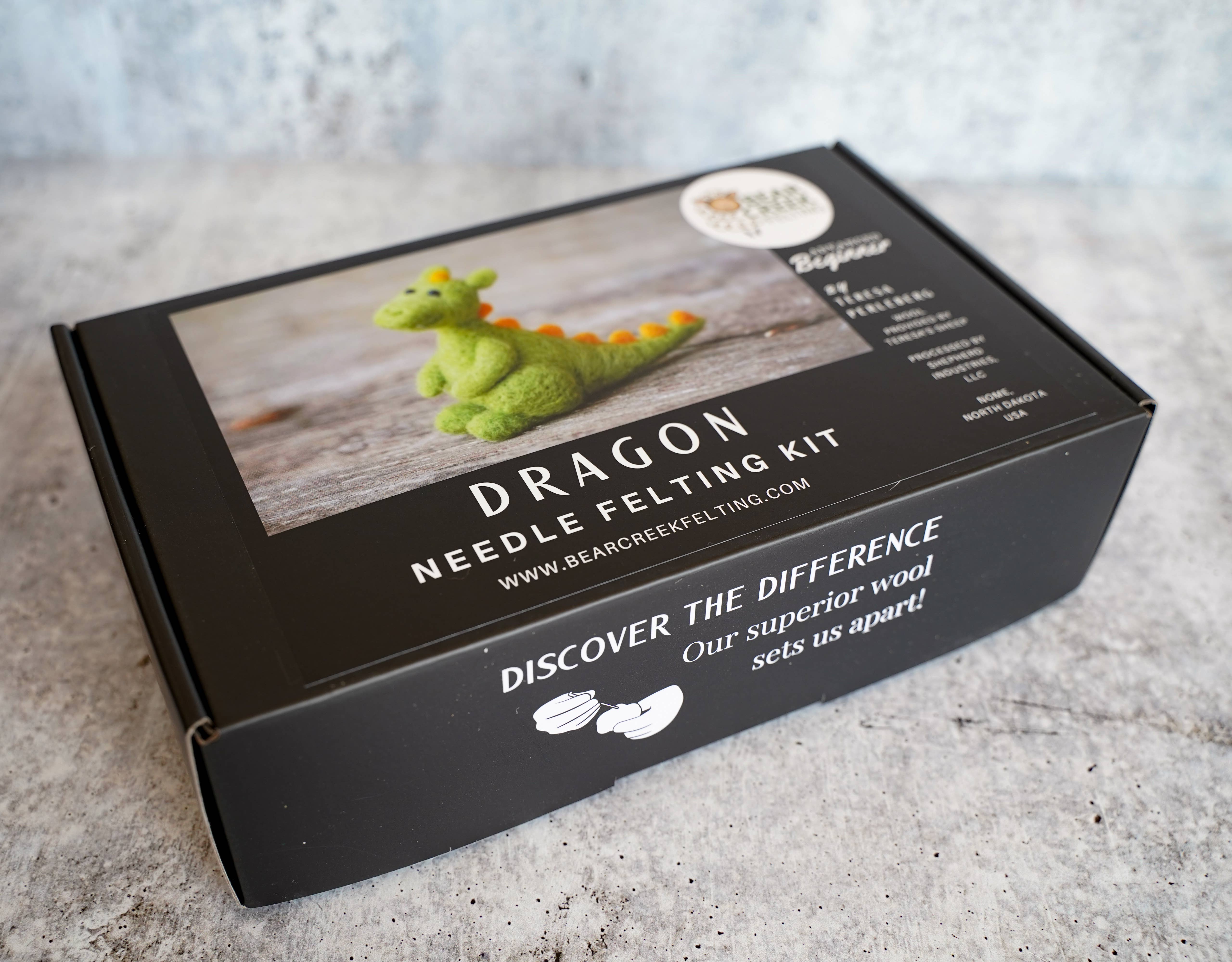 Bear Creek Felting - Vente Kits de couture - Kit de feutrage Dragon Needle6