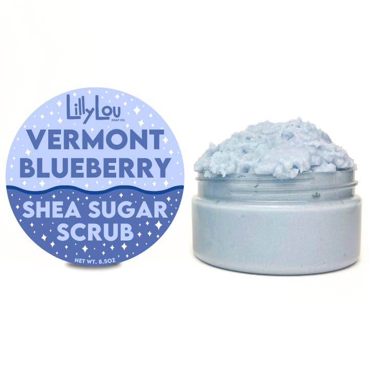 Lilly Lou Soap Co. - Wholesale Body Scrub/Exfoliant - Vermont Blueberry Sugar Scrub | Exfoliating Body Scrub