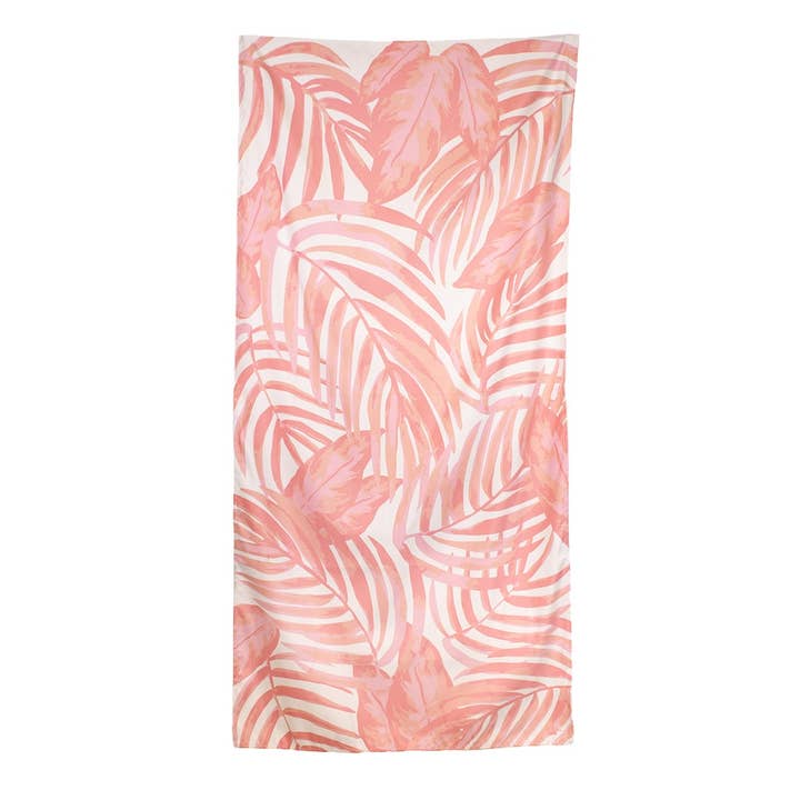 Serviette de plage Tamarindo Lys rose/Fleur 34x70 pour la vente par The Royal Standard
