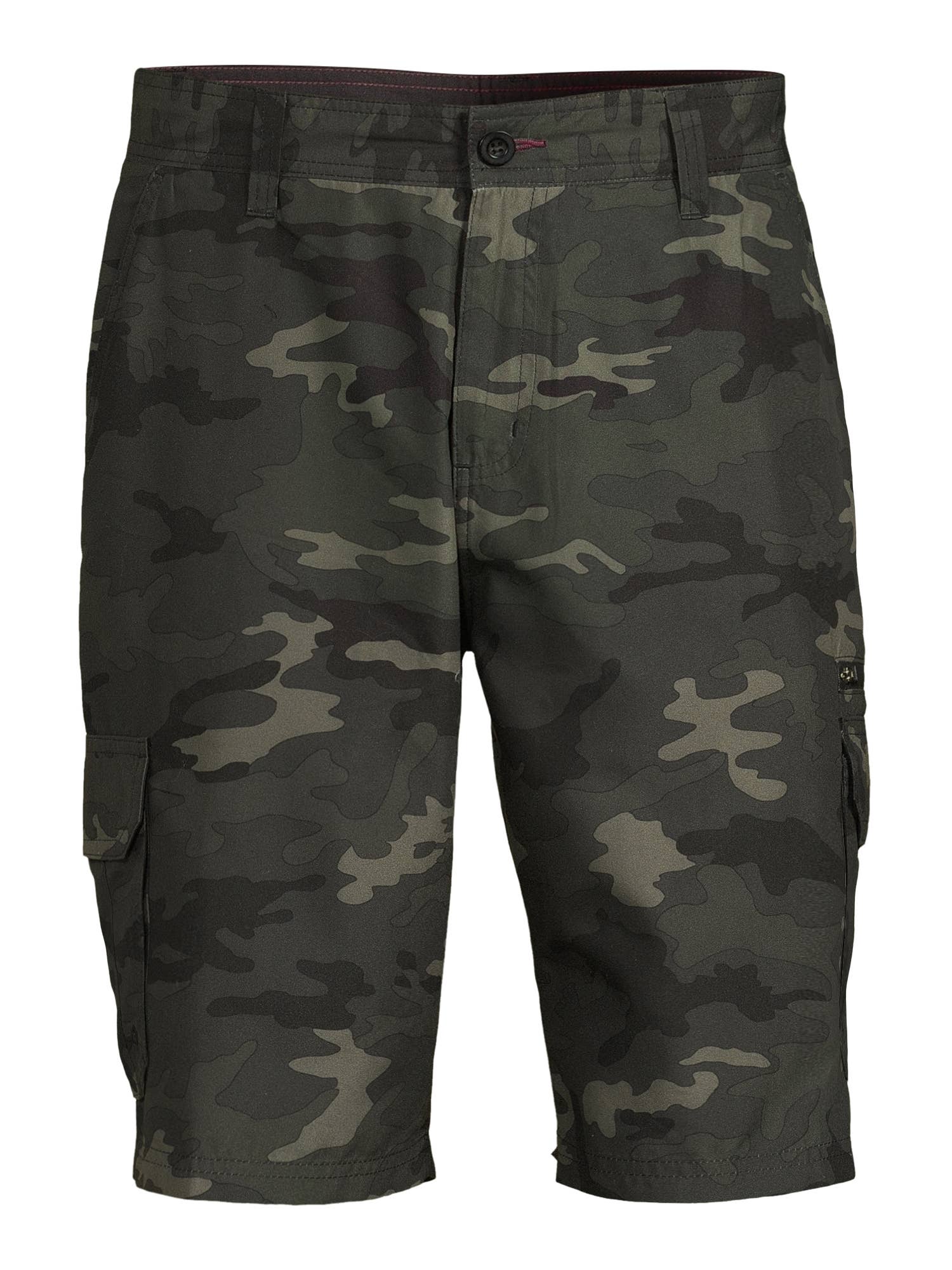 Grand Sierra - Wholesale Shorts - Men's - Men's Cargo Pocket Camo Shorts - Army Green
