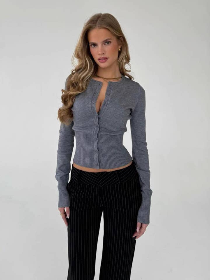 Marayn - Wholesale Cardigan - Women's - 2025 FallWinter Chic European Knit Cardigan Sweater5