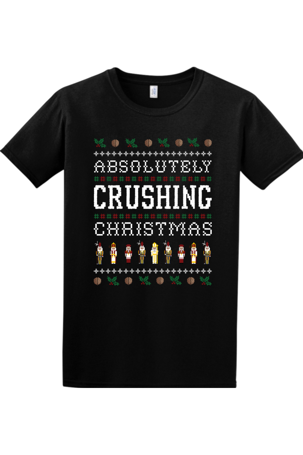 Sock Religious - Wholesale Screen Printed T-Shirt - Unisex - Absolutely Crushing Christmas Adult T-Shirt4