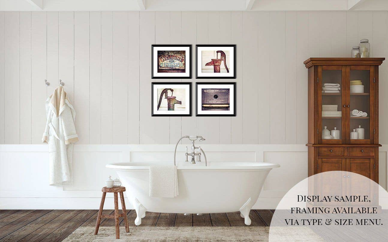 Lisa Russo Fine Art - Wholesale Gallery Wall Set - Warm Country Bathroom Decor | Art Prints Set of 41