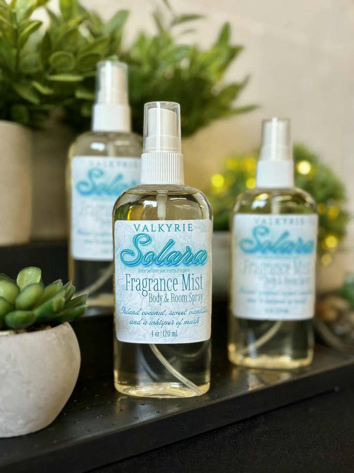 Spray Corpo e Ambiente Profumato - Solara per la vendita all'ingrosso da parte di Valkyrie Global