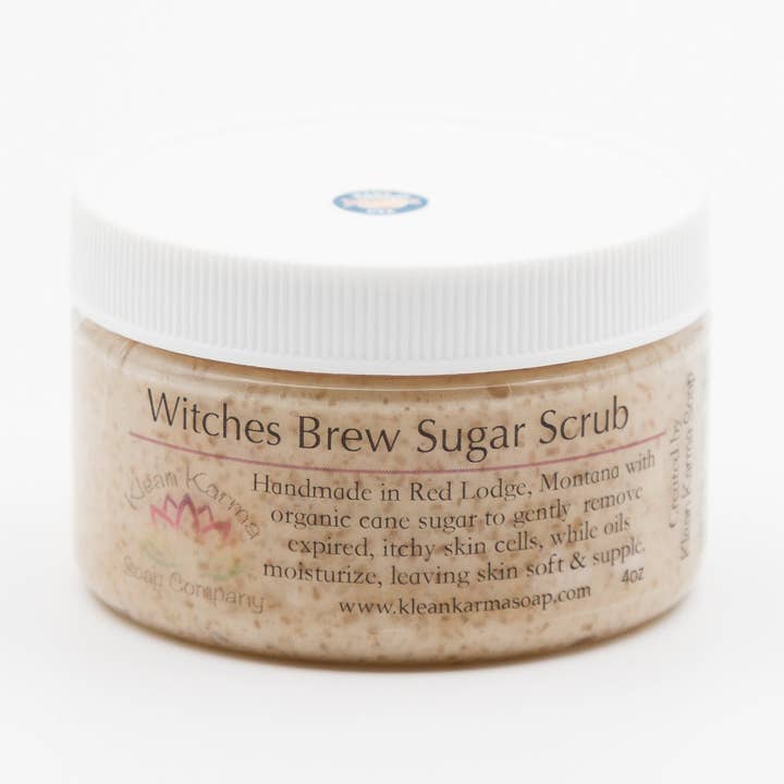 Witches Brew Sugar Scrub for wholesale by Klean Karma Soap Company