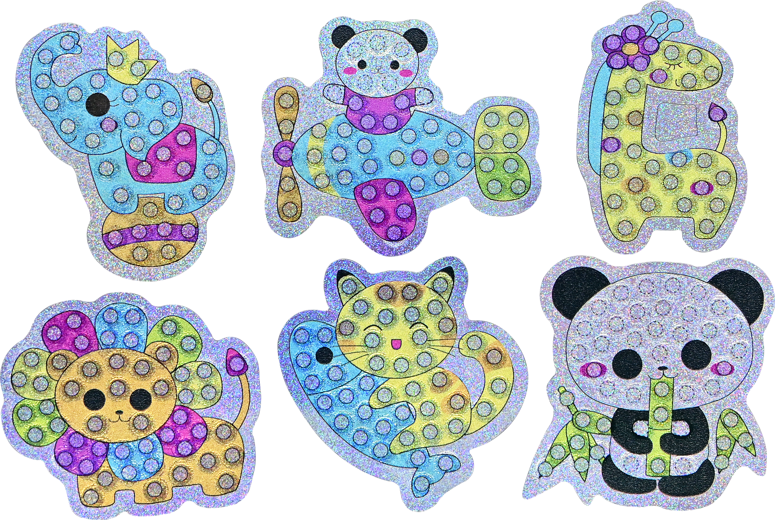 Peter Pauper Press - Wholesale DIY Craft Kit - Kids - Big Gem Painting Sticker Kit5