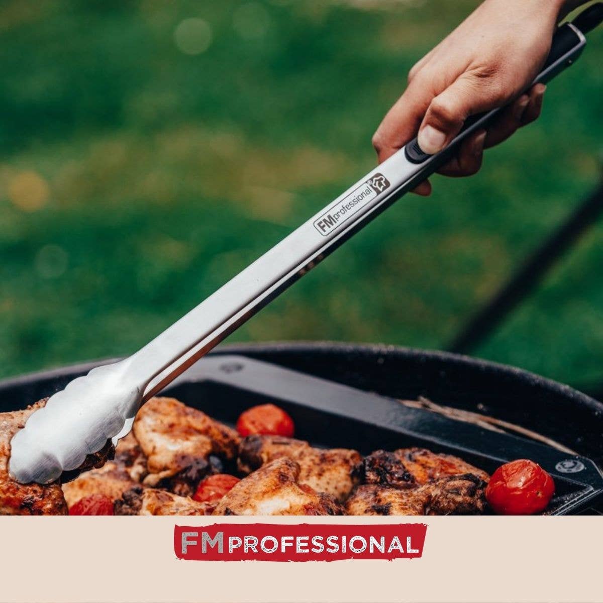 Zenker - Wholesale Kitchen Tong - FM Professional Barbecue 46 cm stainless steel barbecue tong1