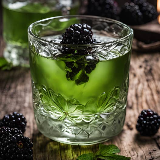 Vela de Absinto e Amora - 7 oz. Âmbar Fosco com Pavio de Madeira por atacado de Sense