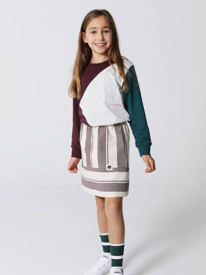 RAQUETE EM LONA SKIRT_LONG por atacado de Raquette