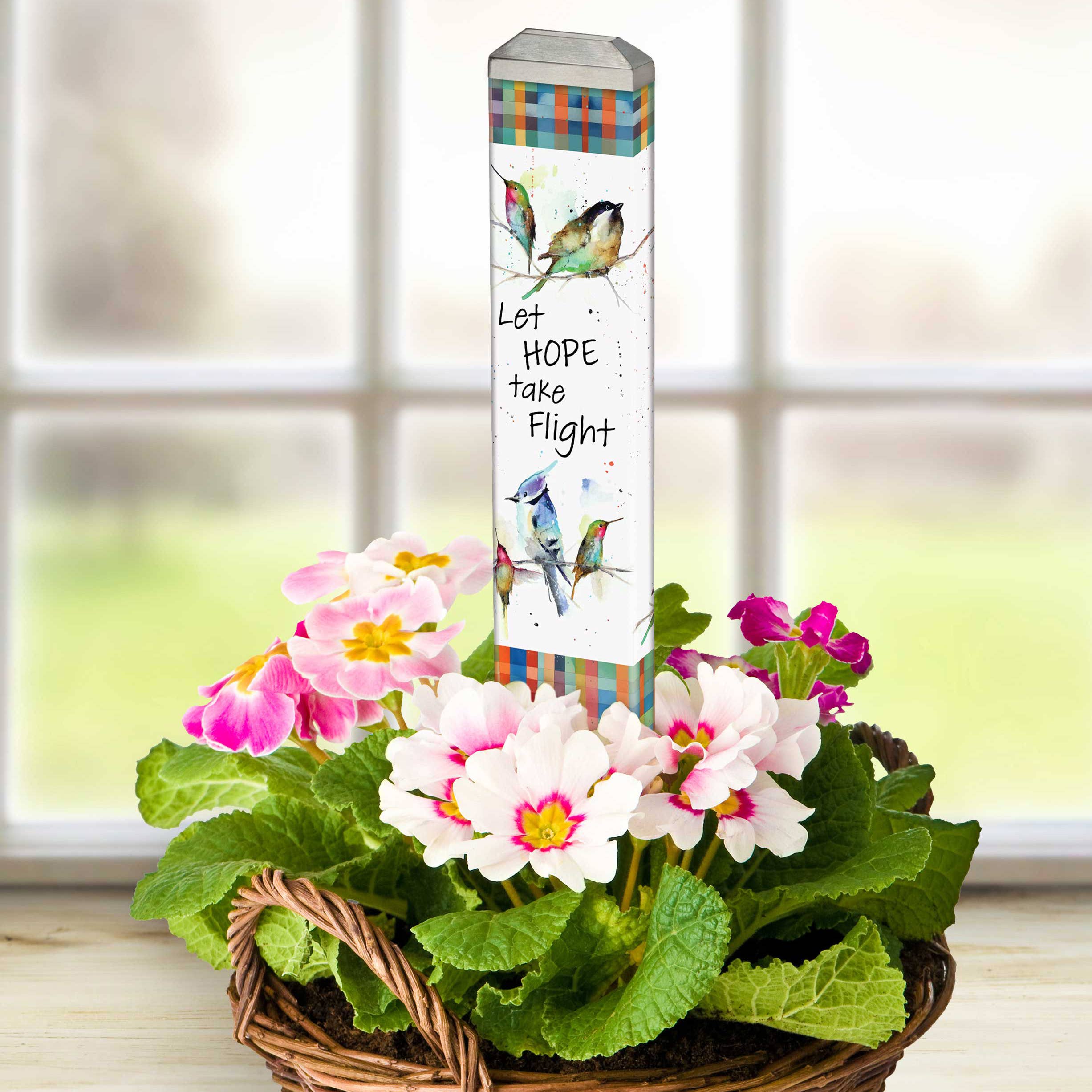 Studio M - Wholesale Garden/Lawn Stake - Birdy Birds on a Wire 13" Mini Art Pole3