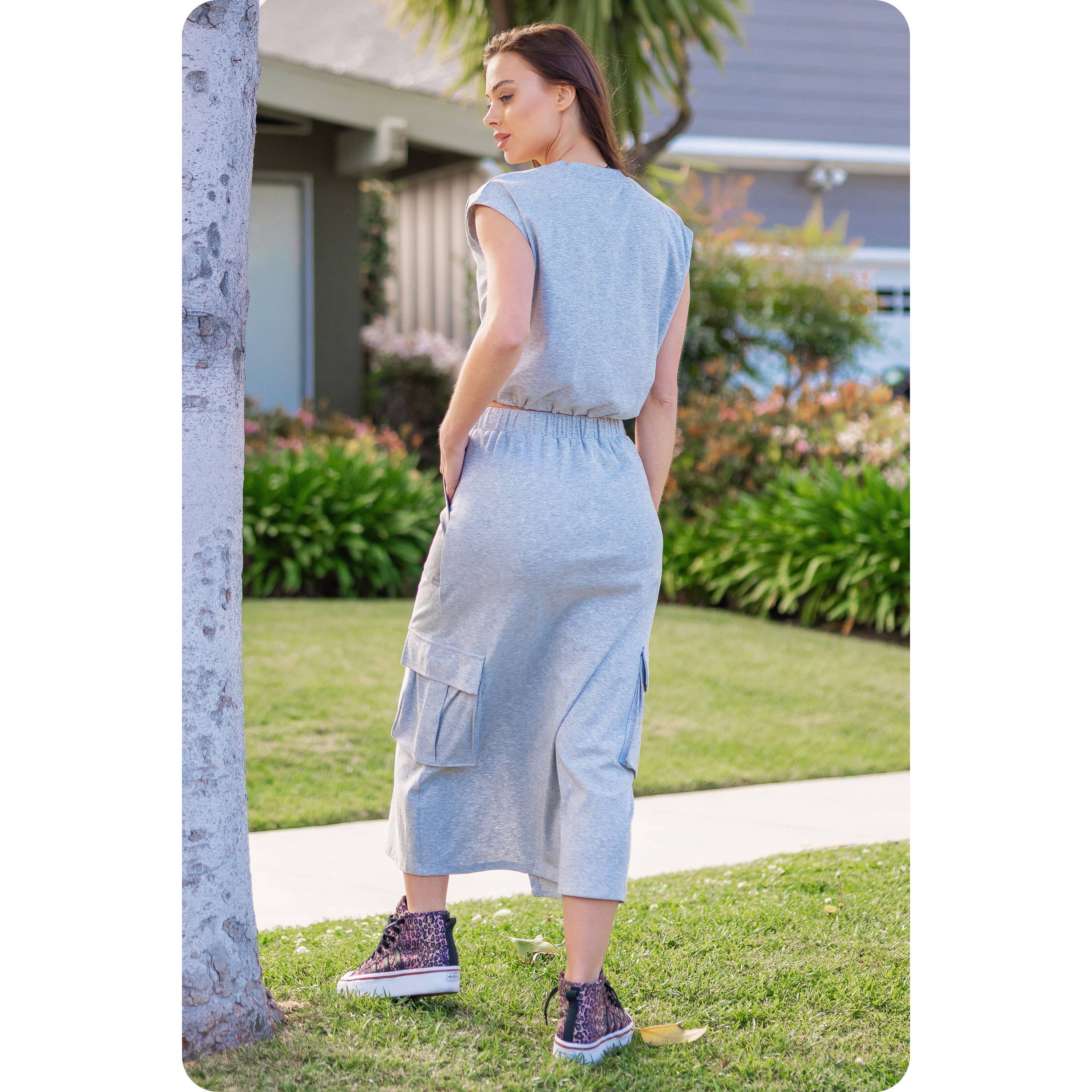 Strut & Bolt - Wholesale Knit Top - Women's - Drawstring Knit Cap Tee Top13