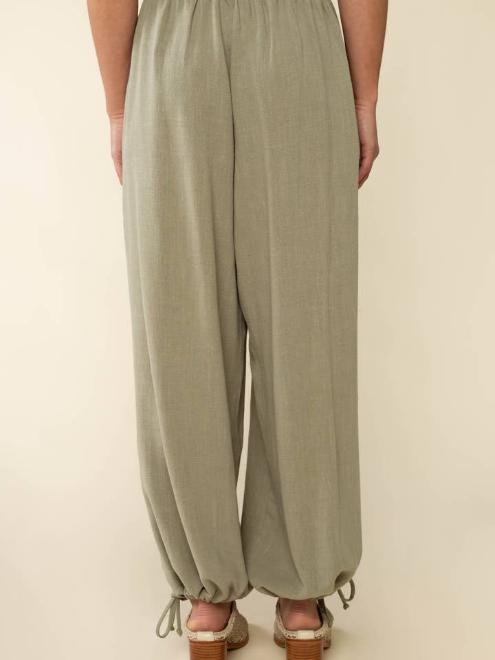 NLT - Vendita all'ingrosso Pantalone - Donna - Pantaloni in lino con orlo con coulisse - Plus Size8