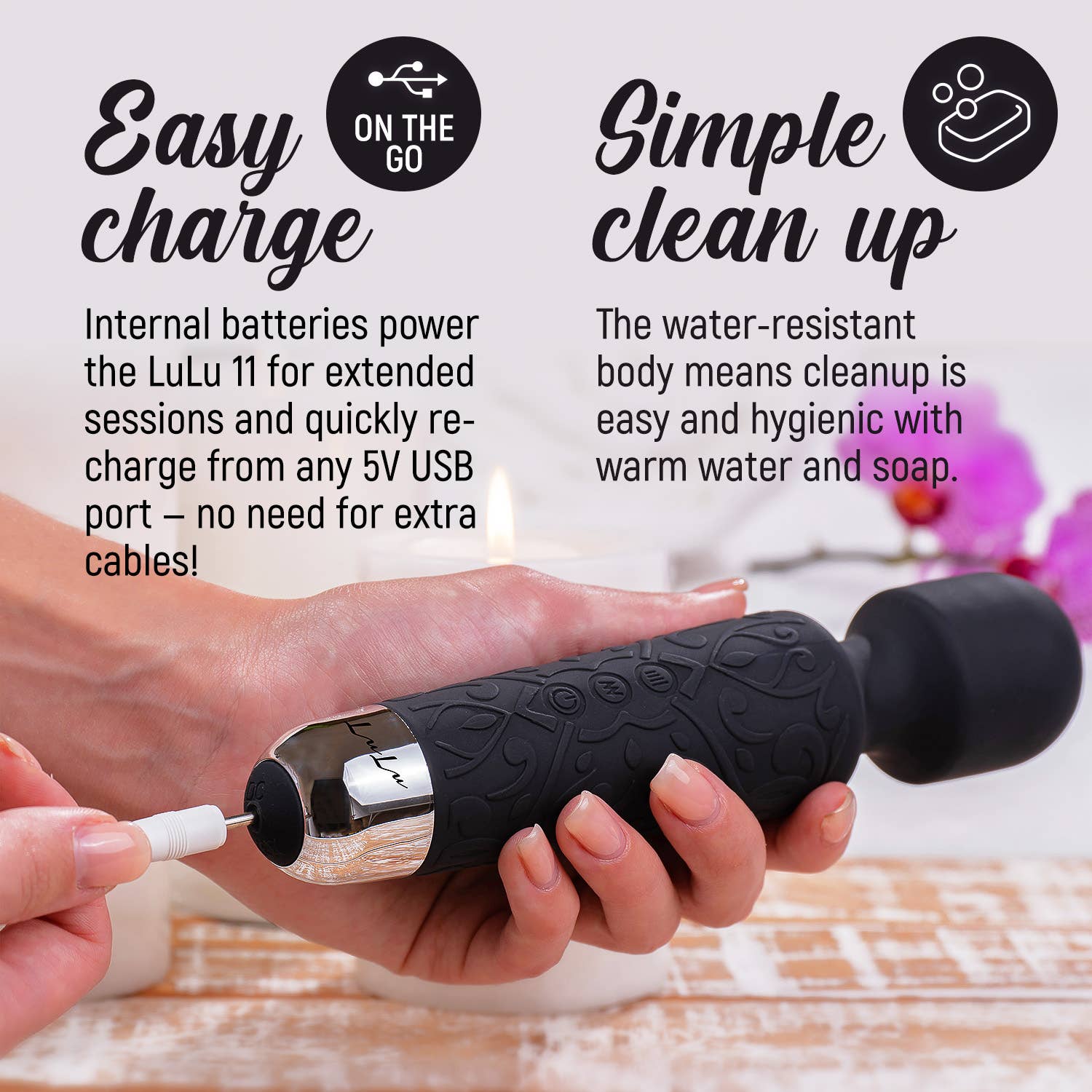 Wholesale Lulu 11 Upgraded Personal Wand Massager with Memory