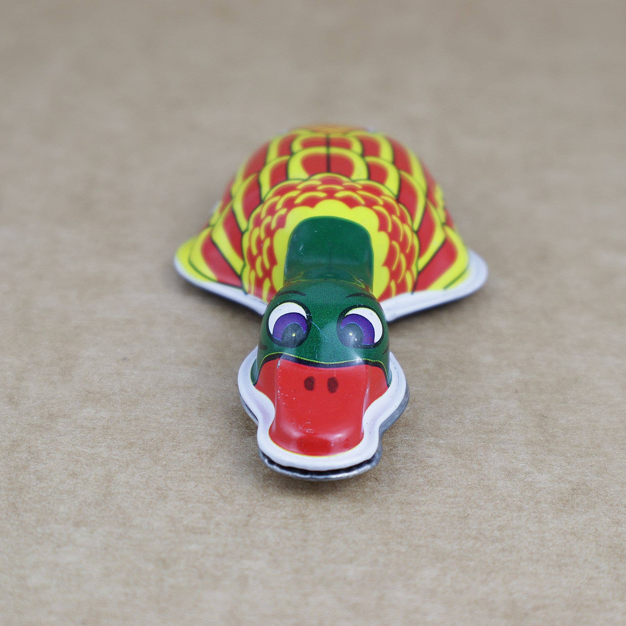 Tribal Trade GmbH - Wholesale Decorative Figurine - Tin toy snap duck green red clicker tin animal7