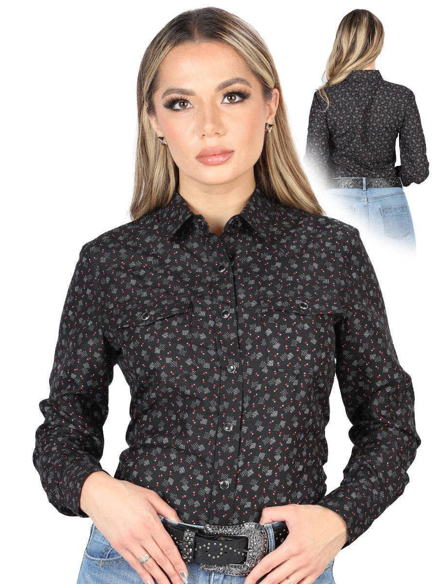 J&J WESTERN WEAR - Vendita all'ingrosso Camicia button down - Donna - Camicia western a maniche lunghe Centenario 170562