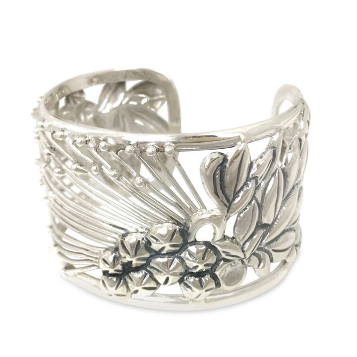 'Ōhi'a Lehua Cuff for wholesale by Paradisus