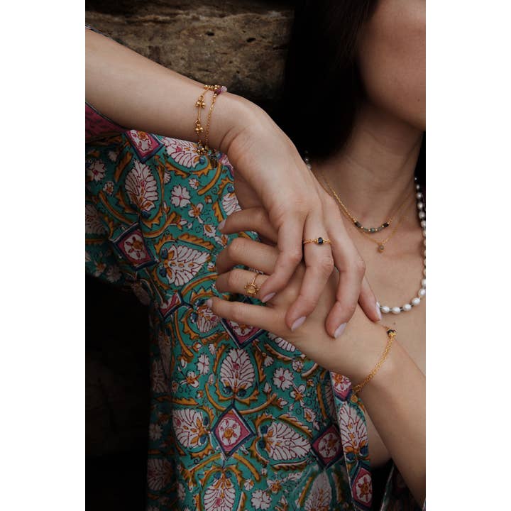 Atelier Siméon - Wholesale Single Stone/Solitaire Ring - Sacha kyanite or pink tourmaline ring1